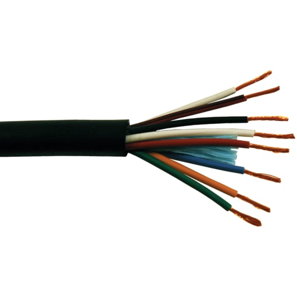 Control Cable, TC, 18 AWG, 8 C, Neoprene, Stranded, 600V, Indoor/Outdoor, 100 ft