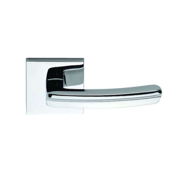 Right Hand 226 Lever with Square Rose Single Dummy Bright Chrome