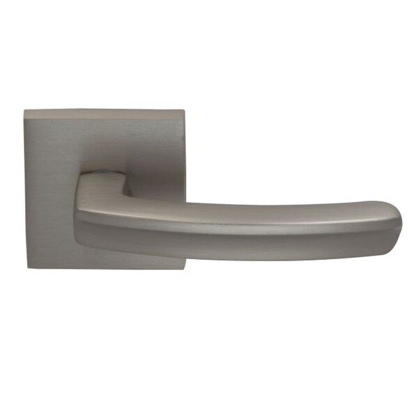 Square Rose Priv 2-3/4" BS T 1-3/8" Doors Satin Nickel 226 Lever