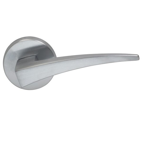 Privacy 2-3/8" Backset, T Strike, 1-3/8" Doors Satin Chrome 227 Lever