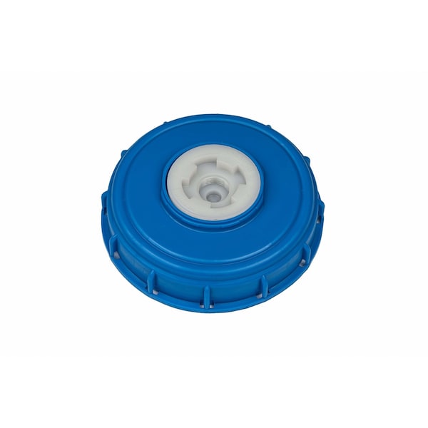 6" Blue Fill Cap - 2" Buttress