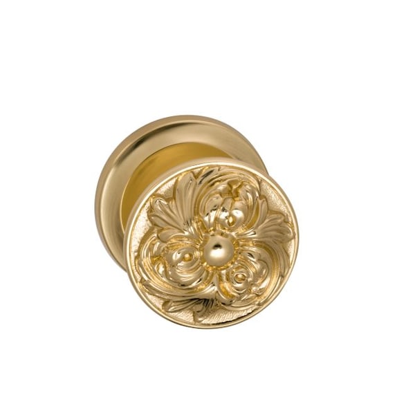 Knob Pass 2-3/8" BS Full Lip 1-3/8" Doors Bright Brass 232