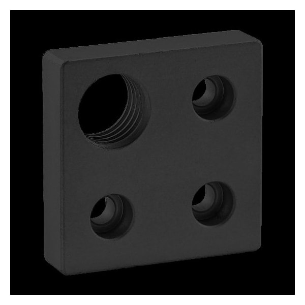 Base Plate 2" X 2" W/3/4-10 Tap In Crn