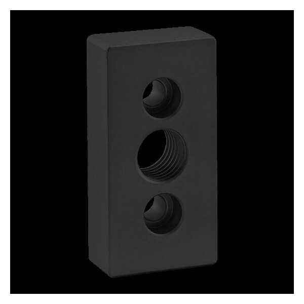 Ctr Tap Base Plate, 1.5"X3" W/3/4-10 Tap