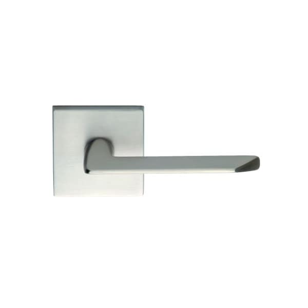 Lever Square Rose Pass 2-3/4" BS T 1-3/8" Doors Satin Nickel 237
