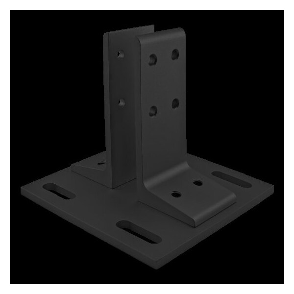 Black Floor Mount Base Plate For 1020