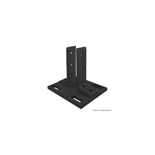 Black Floor Mount Base Plate For 1515
