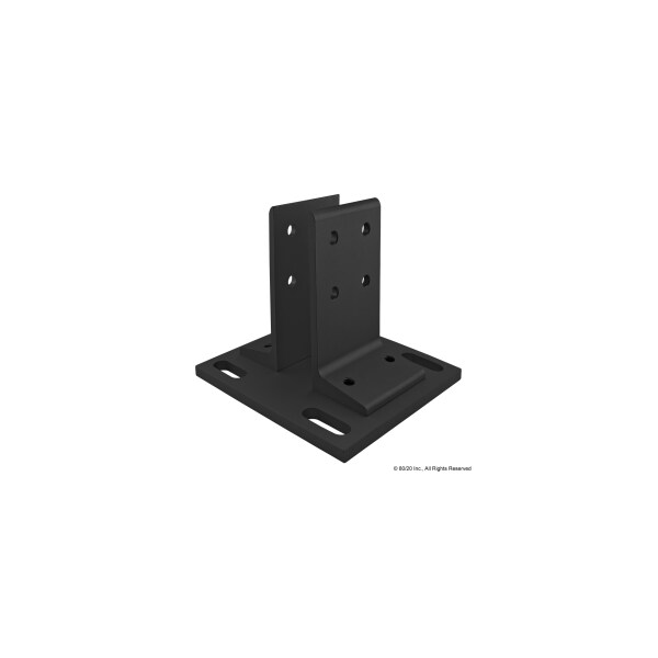 Black Floor Mount Base Plate For 1530