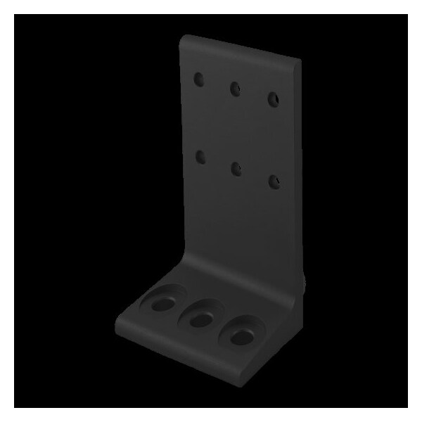 Black 10 S 3" Econ Floor Mt Base Plate