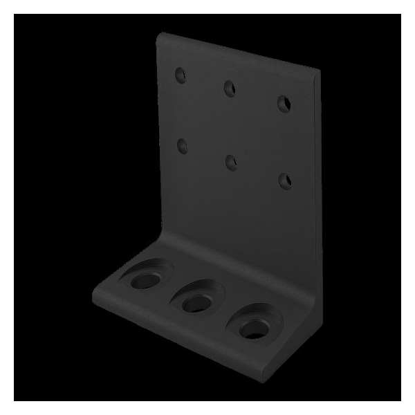 Blk 15S 4.5" Econ Floor Mount Base Plate