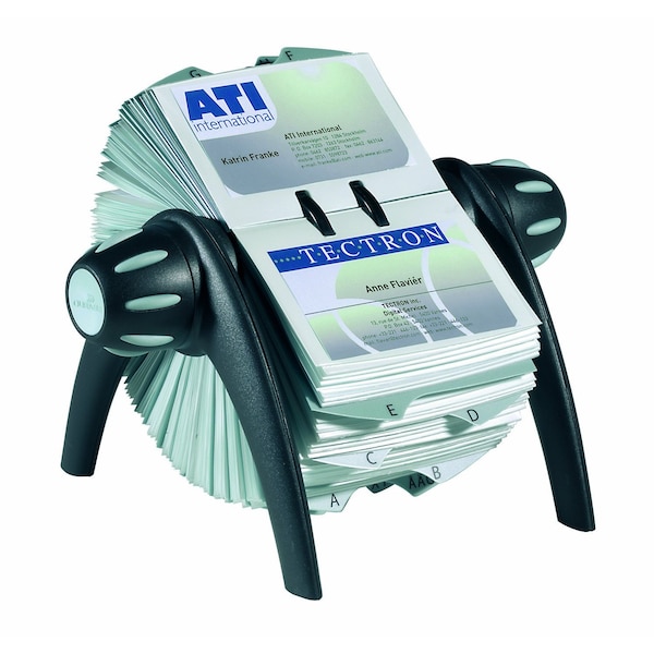 Flip, Business Card File, Black