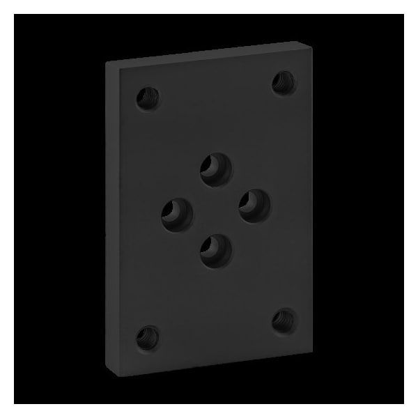 Flange Mount Caster Base Plate, 10 S