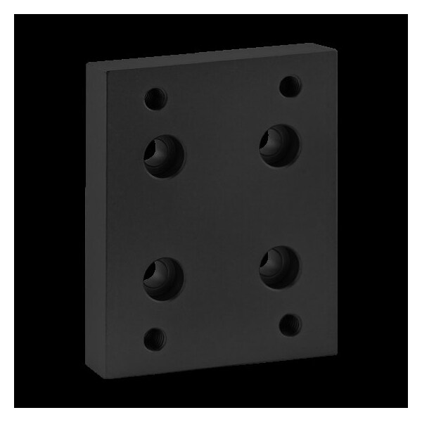 Flange Mount Caster Base Plate, 15 S