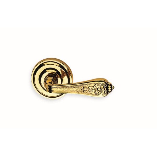 Lever Pass 2-3/4" BS T 1-3/4" Door Thickness Bright Brass 252