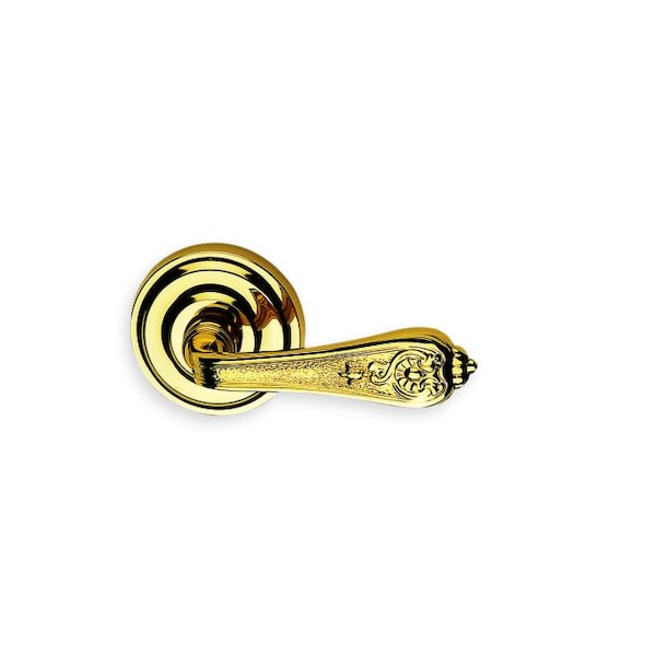 Lever Pass 2-3/8" BS Full Lip 1-3/4" Door Thickness Bright Brass 252