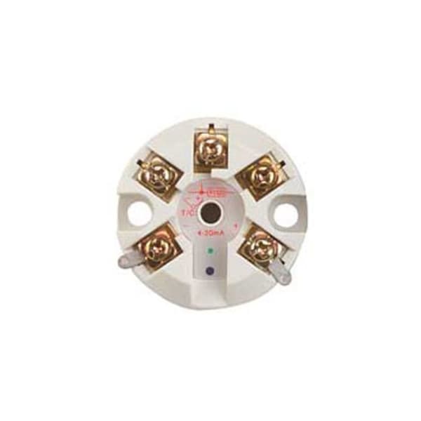 Push-button temperature transmitter, thermocouple (type J, K, T) input.