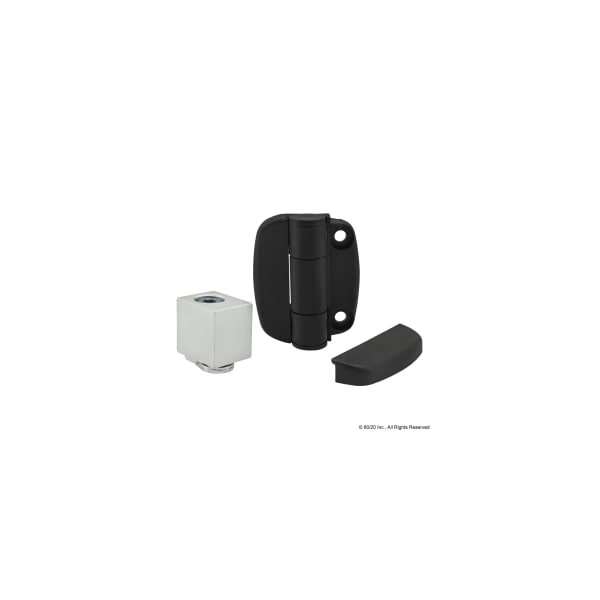 Black Detent Hinge 25 S