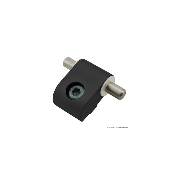 Black 25S Blk Lift-Off Hinge W/Two Pins