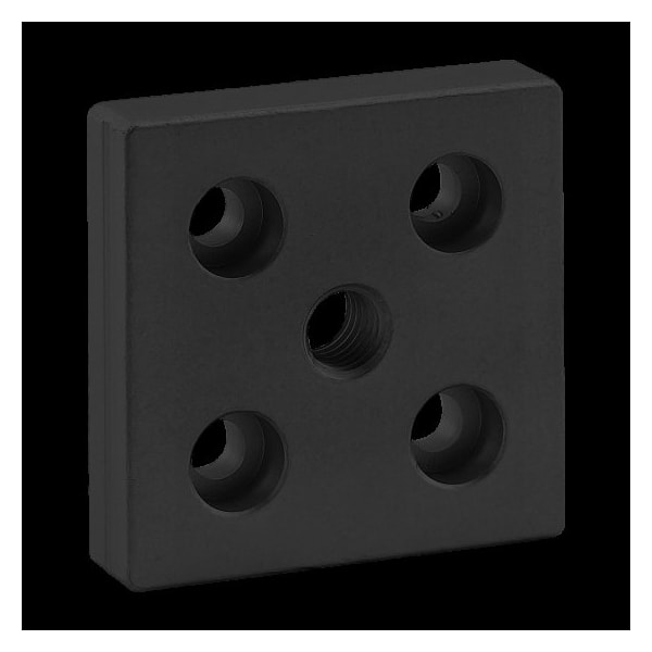 Ctr Tap Base Plate, 50mm X 50mm W/M10 Tap