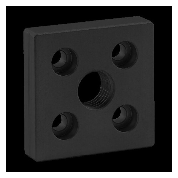 Ctr Tap Base Plate, 50mm X 50mm W/M16 Tap