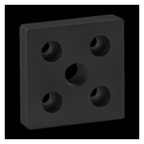 Ctr Tap Base Plate, 50mm X 50mm W/M12 Tap