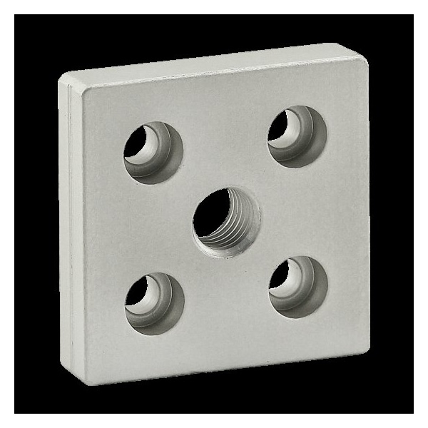 Base Plate 50mm X 50mm W/M12 Tap In Ctr