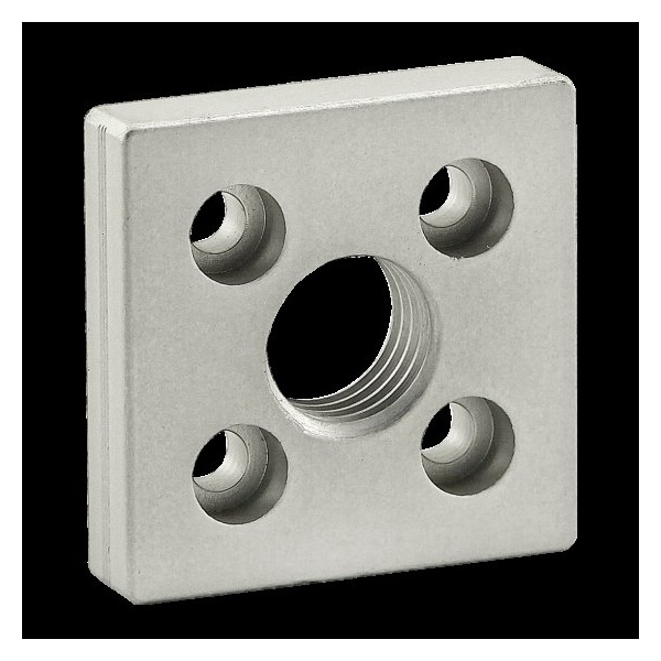 Base Plate 50mm X 50mm W/M20 Tap In Ctr