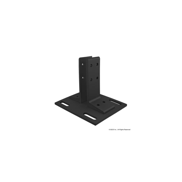 Black 25-2550 Floor Mount Base Plate