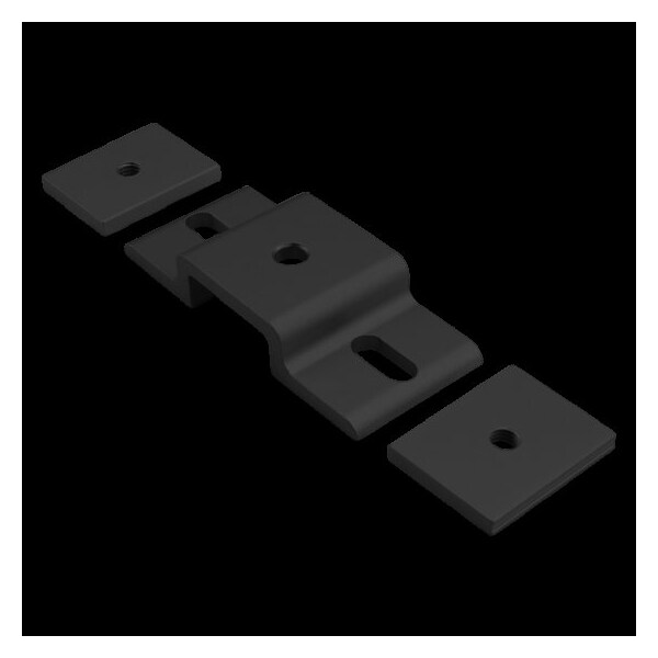 Double 25mm Mesh Retainer W/Back Plate
