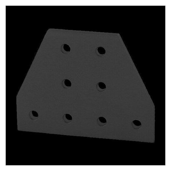 Black 25 S 8 Hole Tee Joining Plate