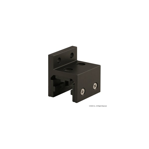 Black 25S Shrt Sgl Flange Linear Bearing