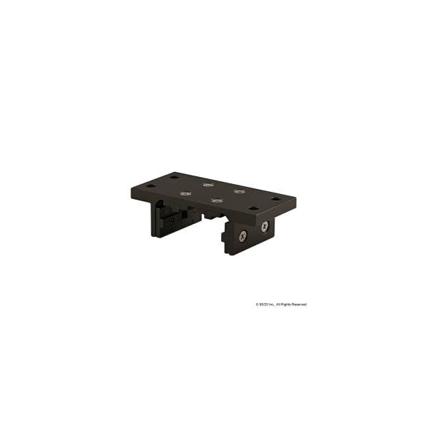 Black 25S Shrt Dbl Flange Linear Bearing