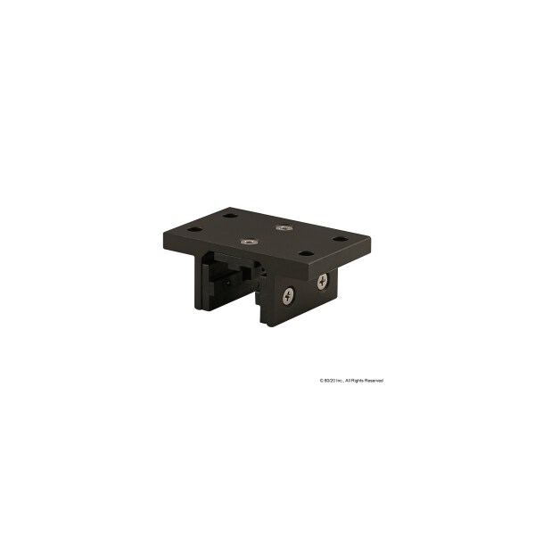 Black 25S Shrt Dbl Flange Linear Bearing