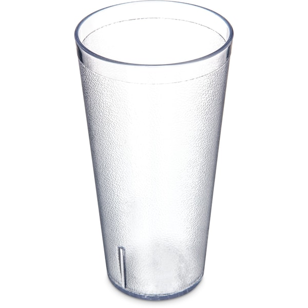 SAN Plastic Tumbler, 32 oz., Clr, PK24