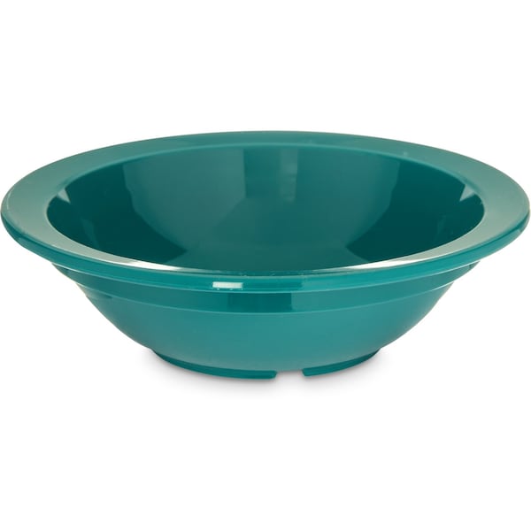 Polycarbon Rim Frt Bowl, 5 oz., Teal, PK48