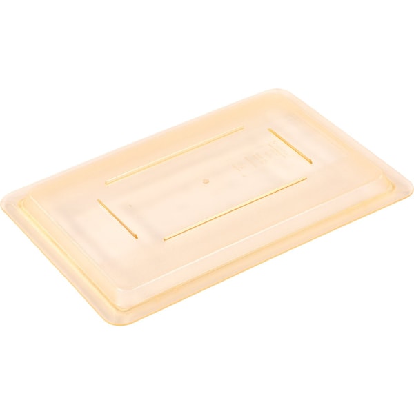 Storage Container Lid, 18"x12", Yellow, PK6