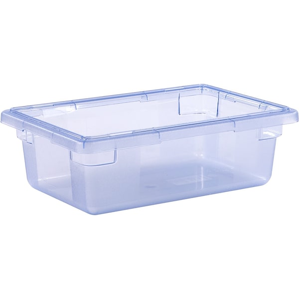 Strge Container, 3.5 gal., 18x12x6", Bl, PK6
