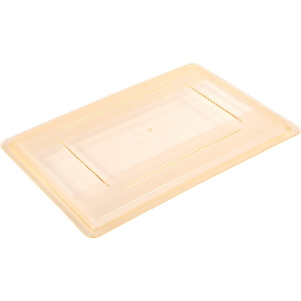 Storage Container Lid, 26x18", Yellow, PK6
