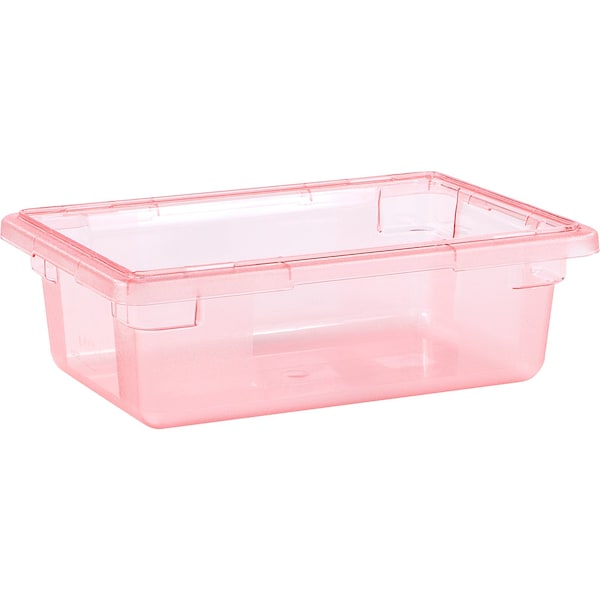 Strge Container, 3.5 gal., 18x12x6", Rd, PK6