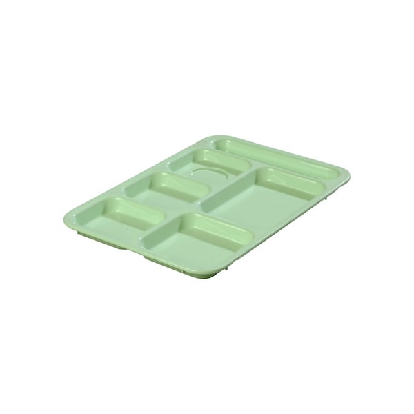 Right-Hand Compartment Tray, Grn, PK24