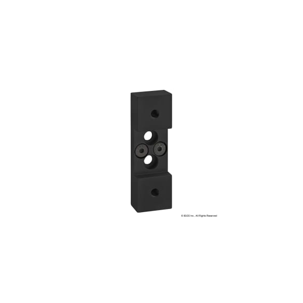 Black 10 S Roller Wheel Bracket, 1"