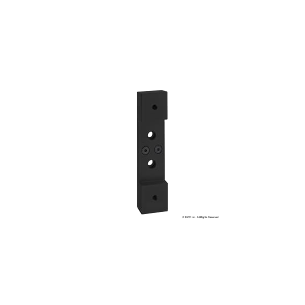Black 15 S Roller Wheel Bracket, 3"