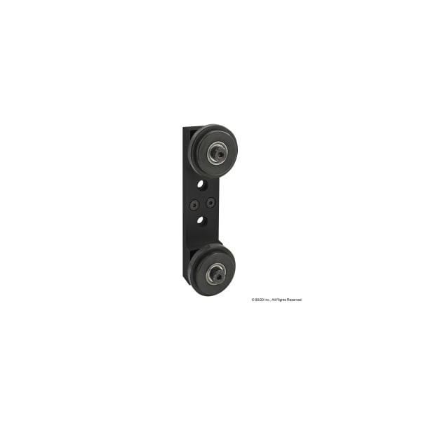 Blk 15 S Dual Roller Wheel Bracket Assy