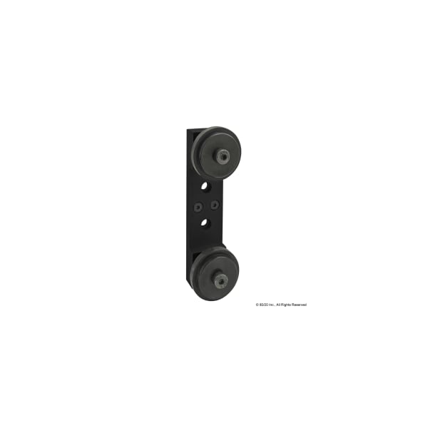 Blk 15S Dual Roller Wheel Bracket Assy