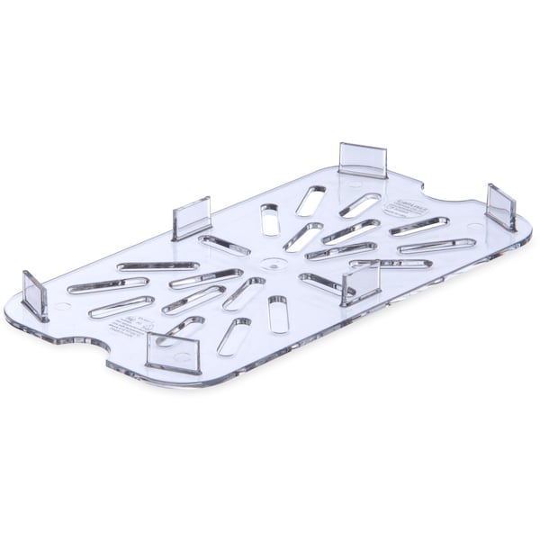 Drain Grate, Food Pan PC, 1/4, Clr, PK6