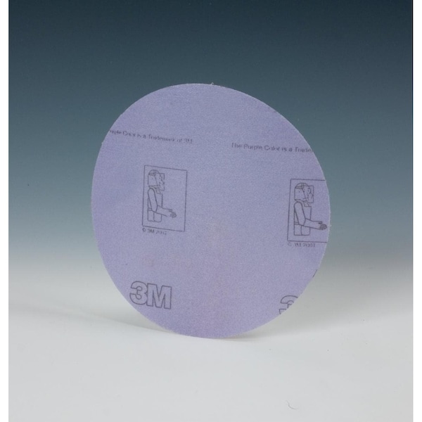 Hkt Flm Dc 360L, 5inxNH P220,100/, PK500, 5" Dia, No Hole, Aluminum Oxide, P220 Grit, Open Coat Type