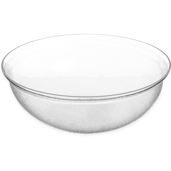 Pebbled Bowl Round, 15 qt., Clr, PK4
