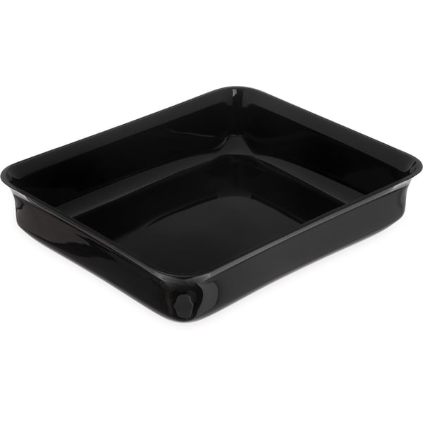 Rect Crock, 10 lb., Blk, PK4