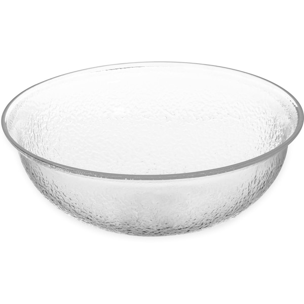 Pebbled Bowl Round, 4 qt., Clr, PK4
