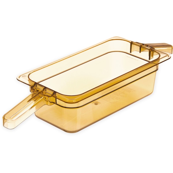 Food Pan HH w/2 Hdl, 1/3 Sz, 4" D, PK6
